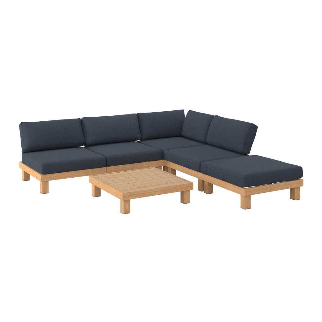 Ambia Garden TERASOVÁ SEDACIA SÚPRAVA 6-dielne, kov, plast, textil