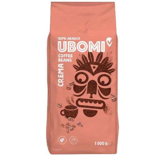 UBOMI Caffe Crema 100% Arabica zrnková káva 1 kg
