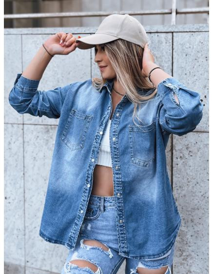 Dámske džínsové tričko AMERICANA modré