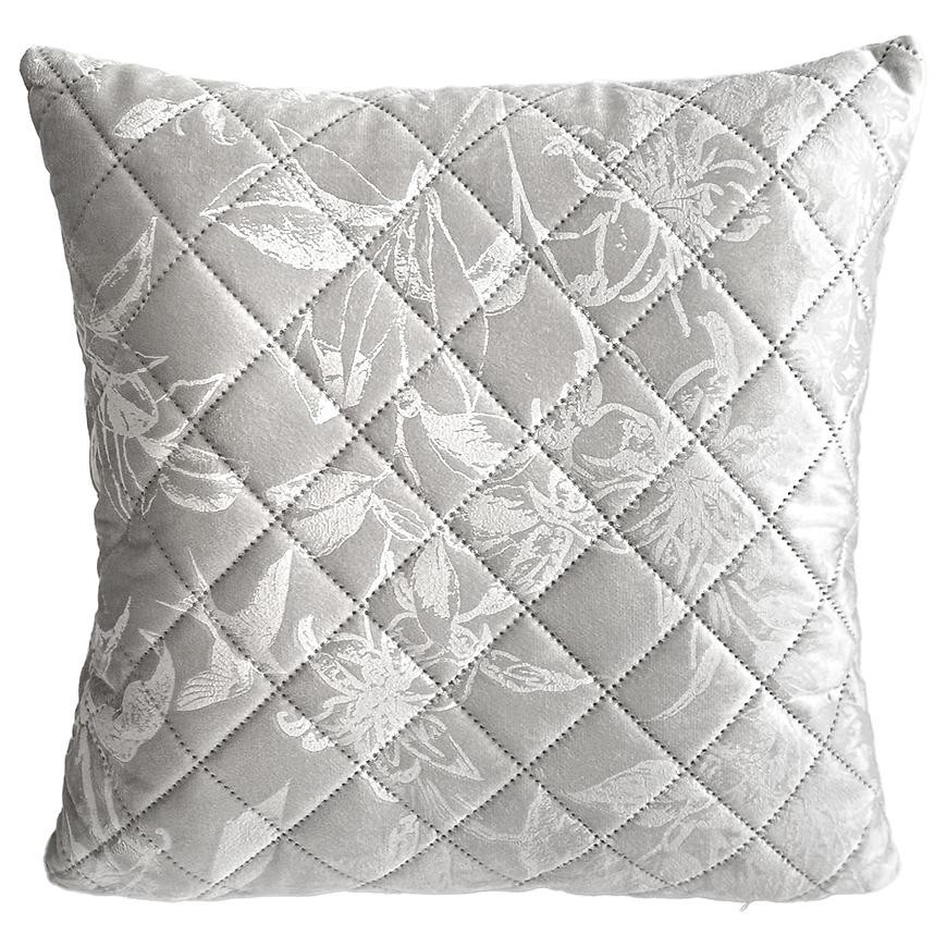 Obliečka na vankúš Leyla RQ-194 40x40 cm strieborná