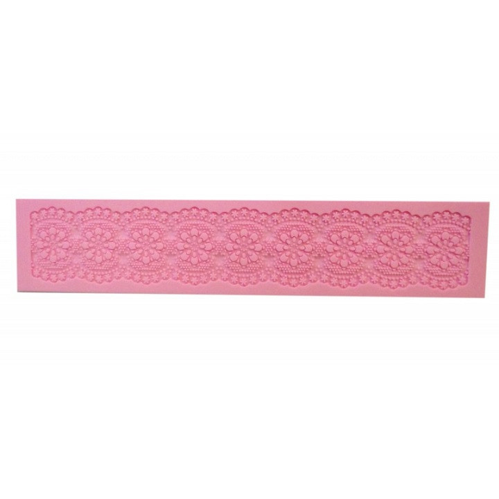 Silikónová forma kvety 39,5x8x0,4 cm