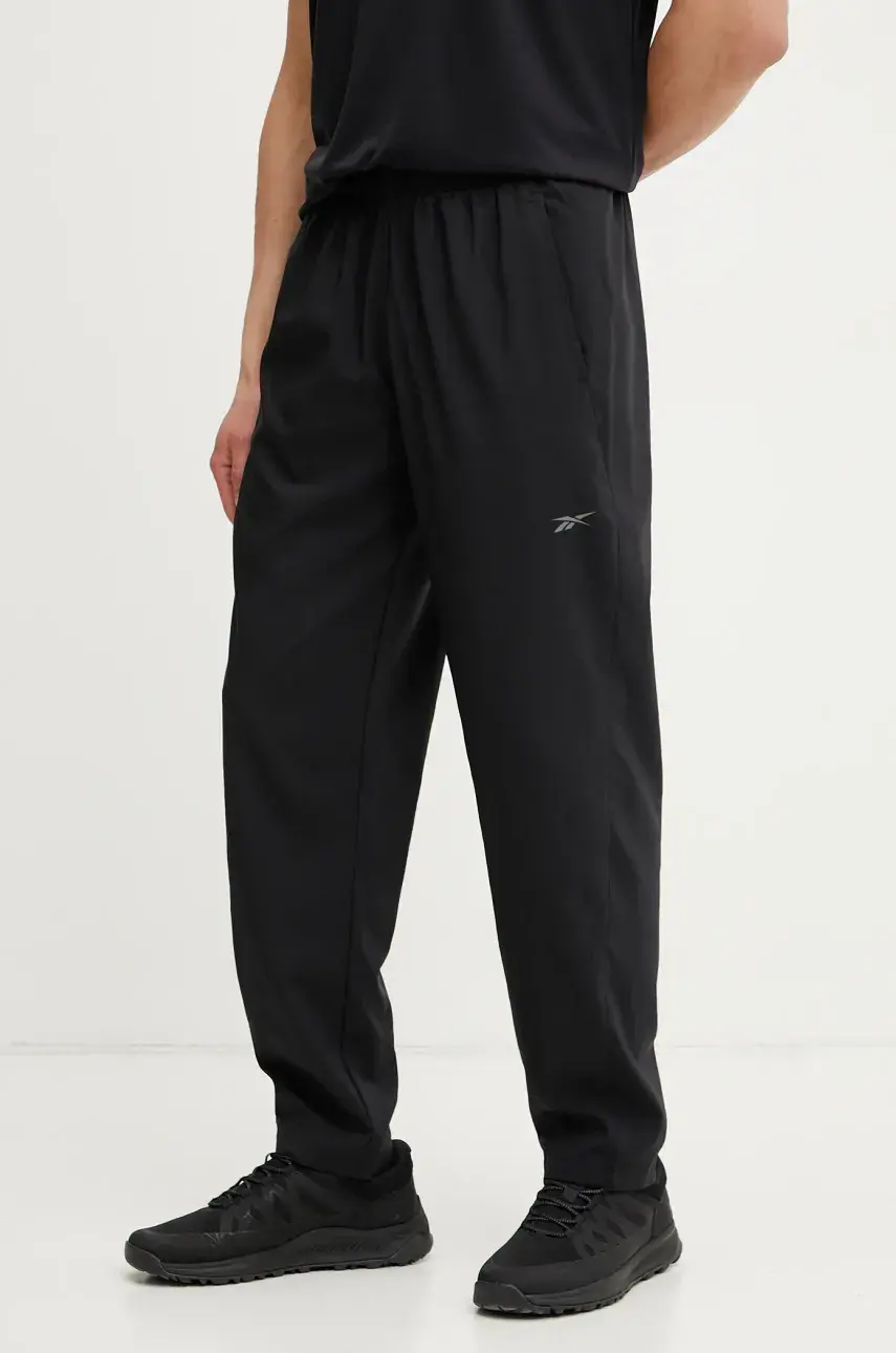 Tréningové nohavice Reebok Training Essentials čierna farba, jednofarebné, 100215547