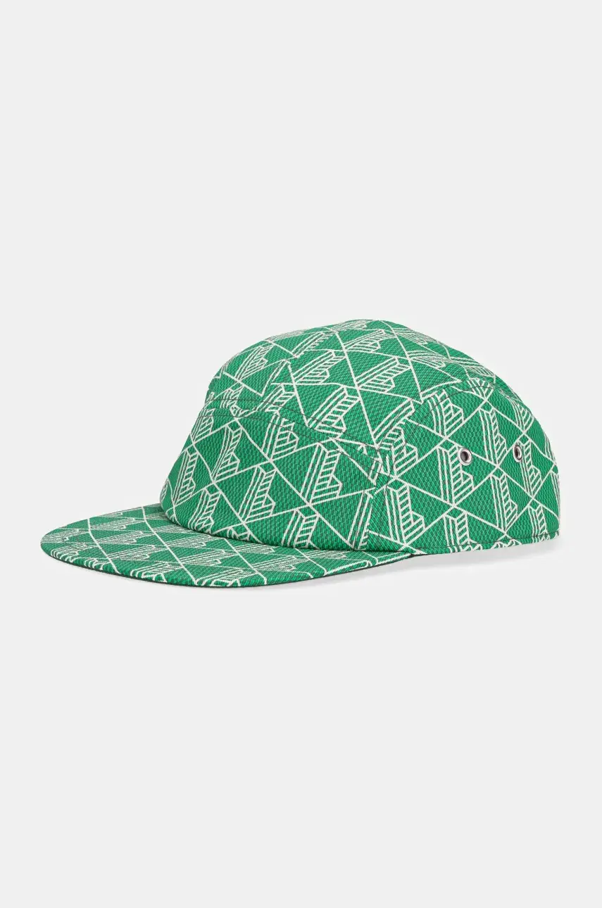 Bavlnená šiltovka Lacoste zelená farba, vzorovaná, RK0763