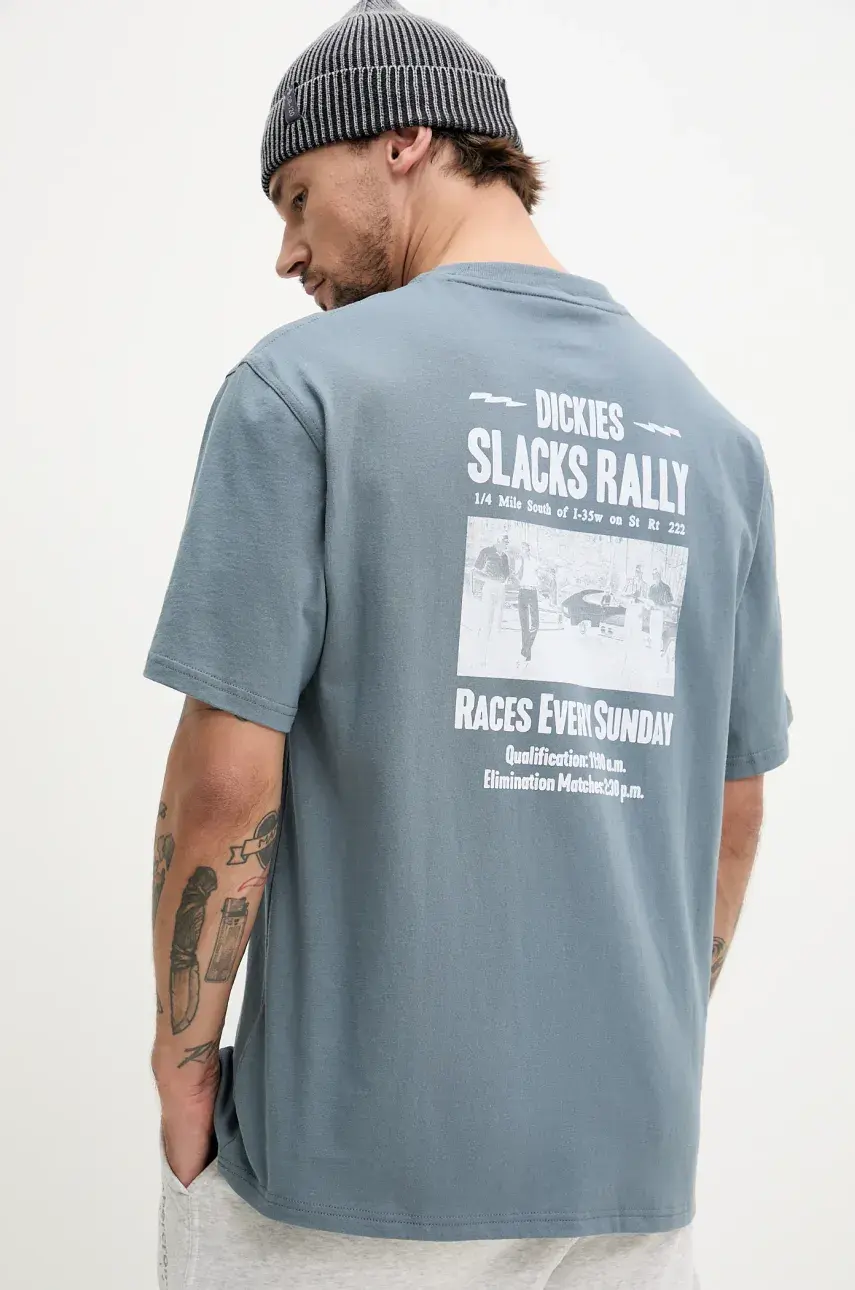 Bavlnené tričko Dickies pánske, s potlačou, DK0A4Z8UG701