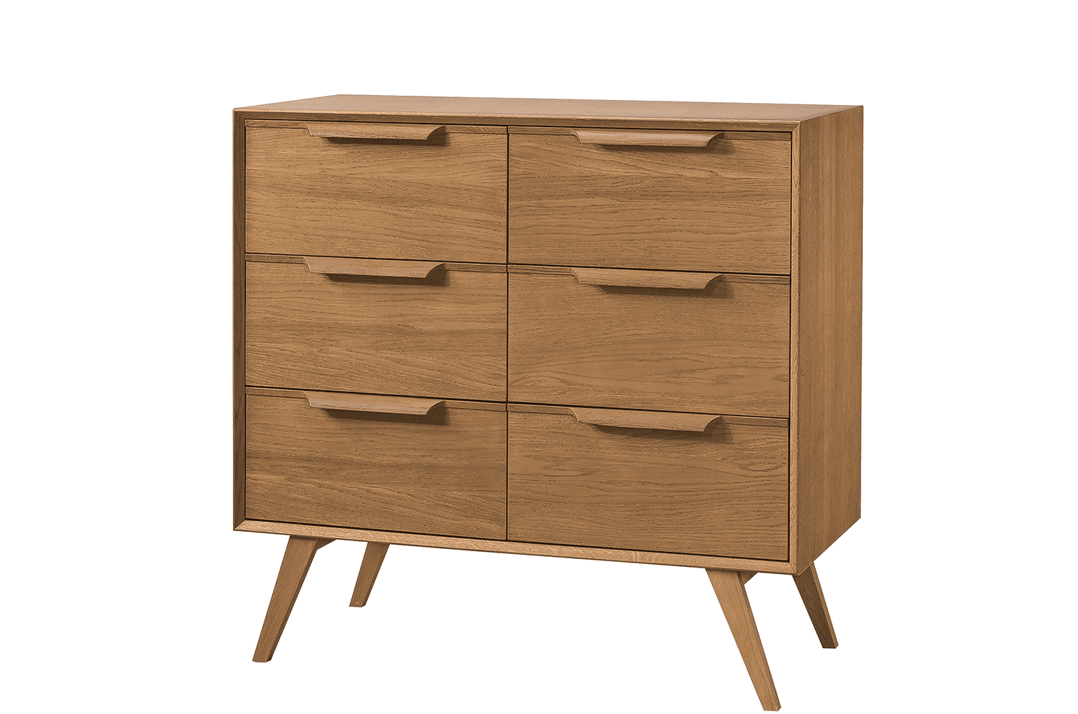 Komoda Leo 13 II 105 cm dub Rustikal karamelový