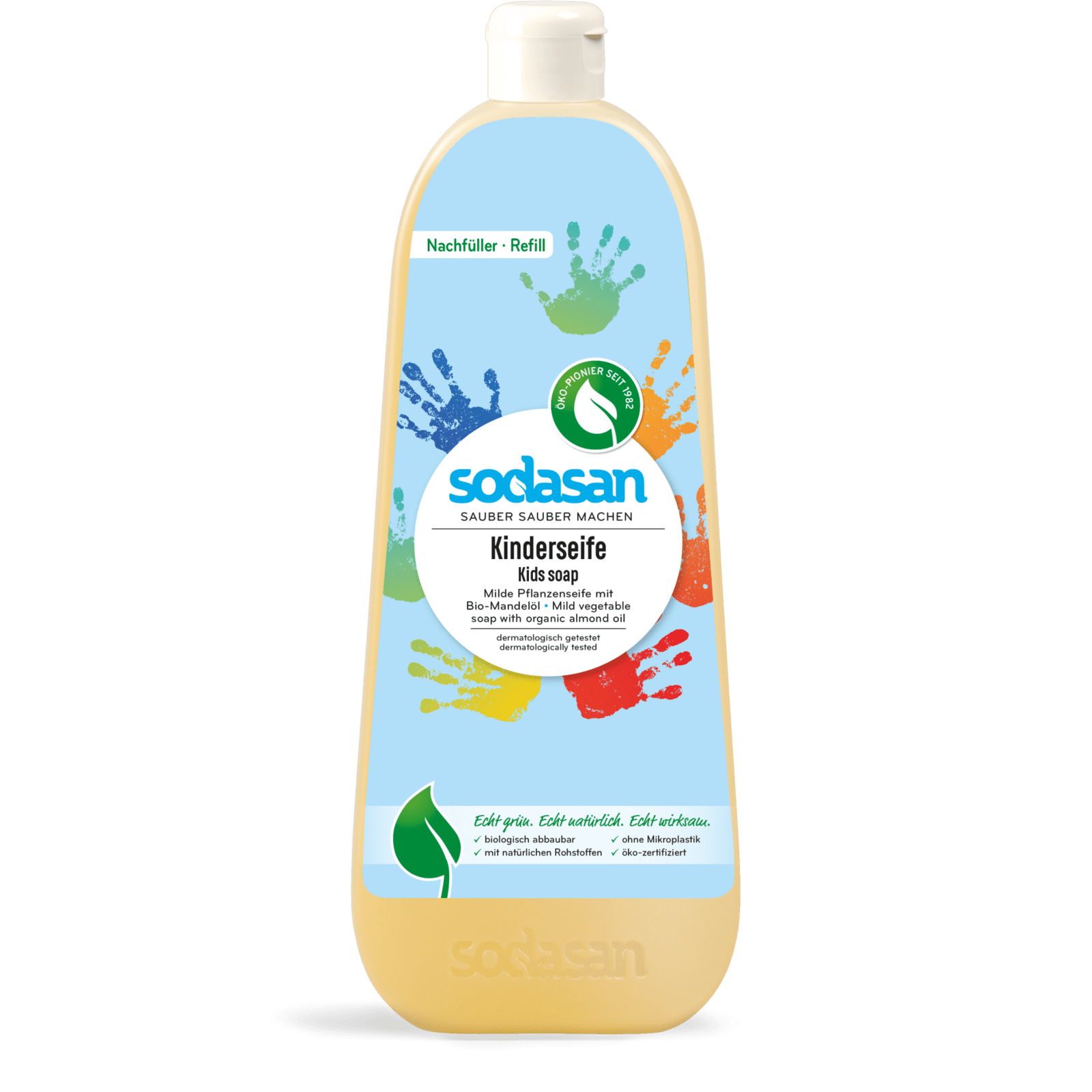 SODASAN Detské tekuté mydlo s mandľovým olejom 1 liter 1 liter