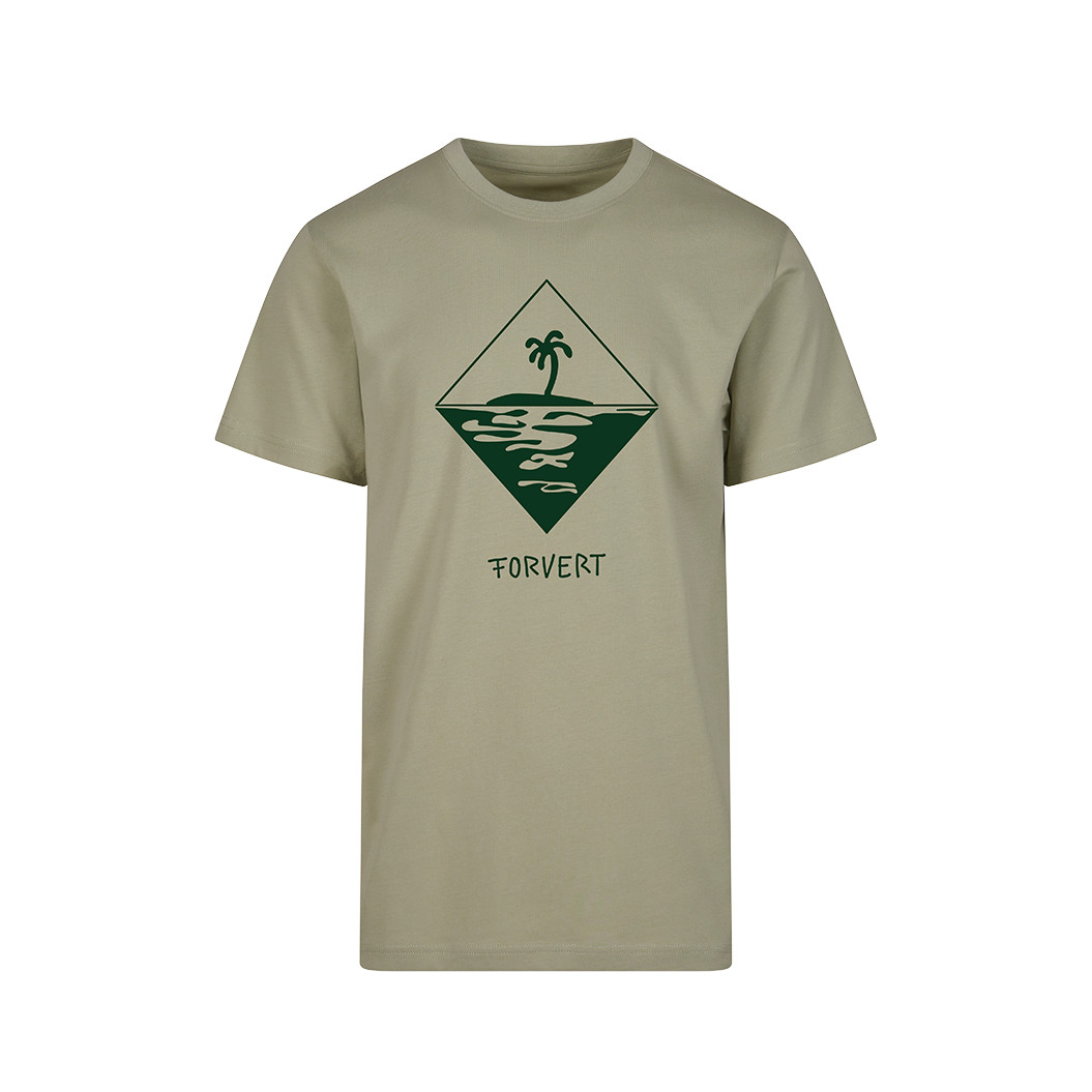 Tričko Forvert Morro Bay - svetlo olivové, XL