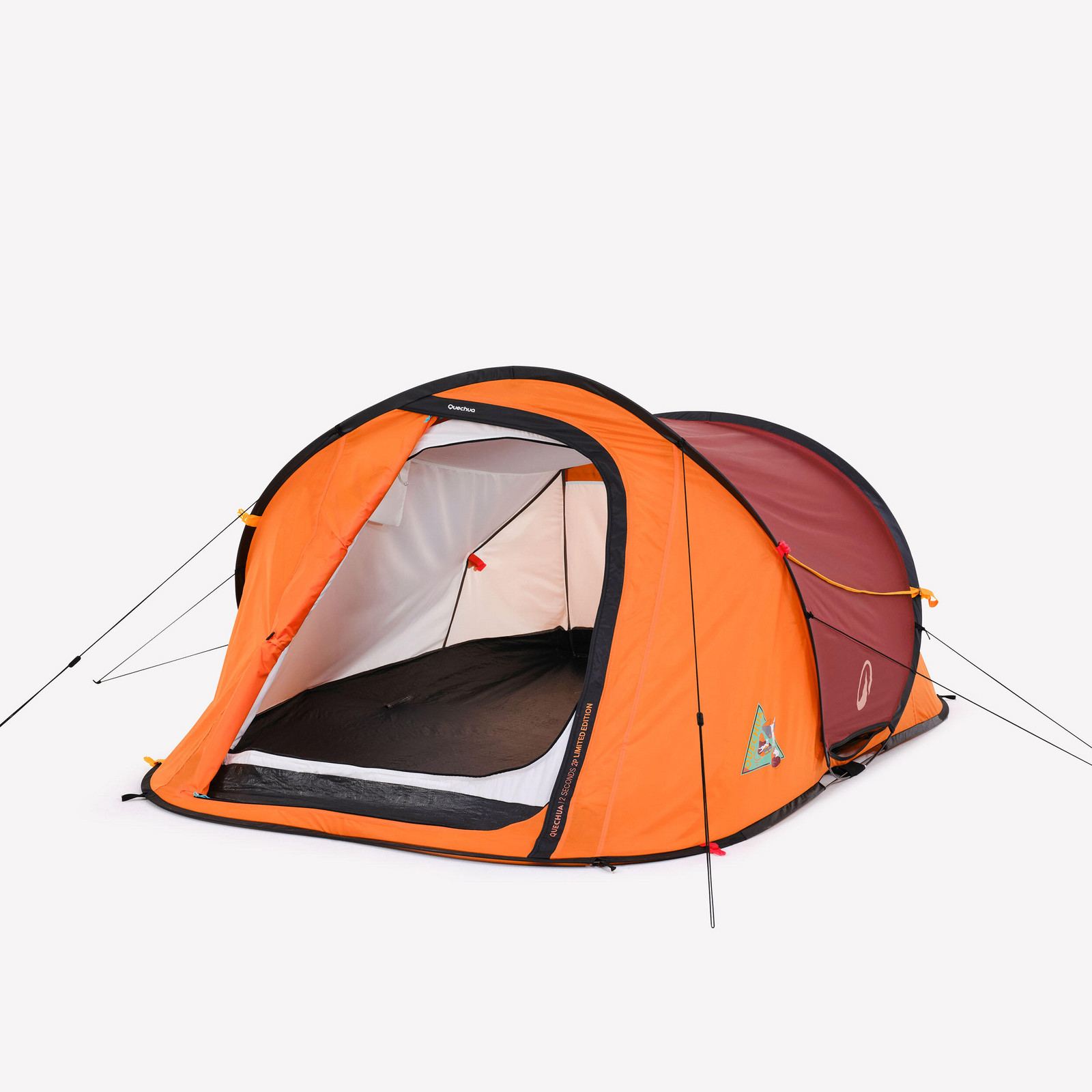 Kempingový stan 2 Seconds pre 2 osoby ltd brown 20 years