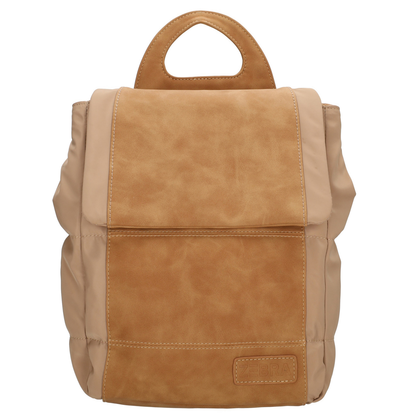 Štýlový batoh - Selene - Zebra Trends - 8 L - camel