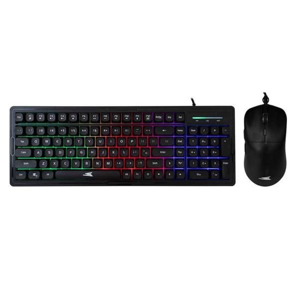 Baracuda Gaming set ORCA, gaming keyboard and gaming mouse, US, black ORCA-B