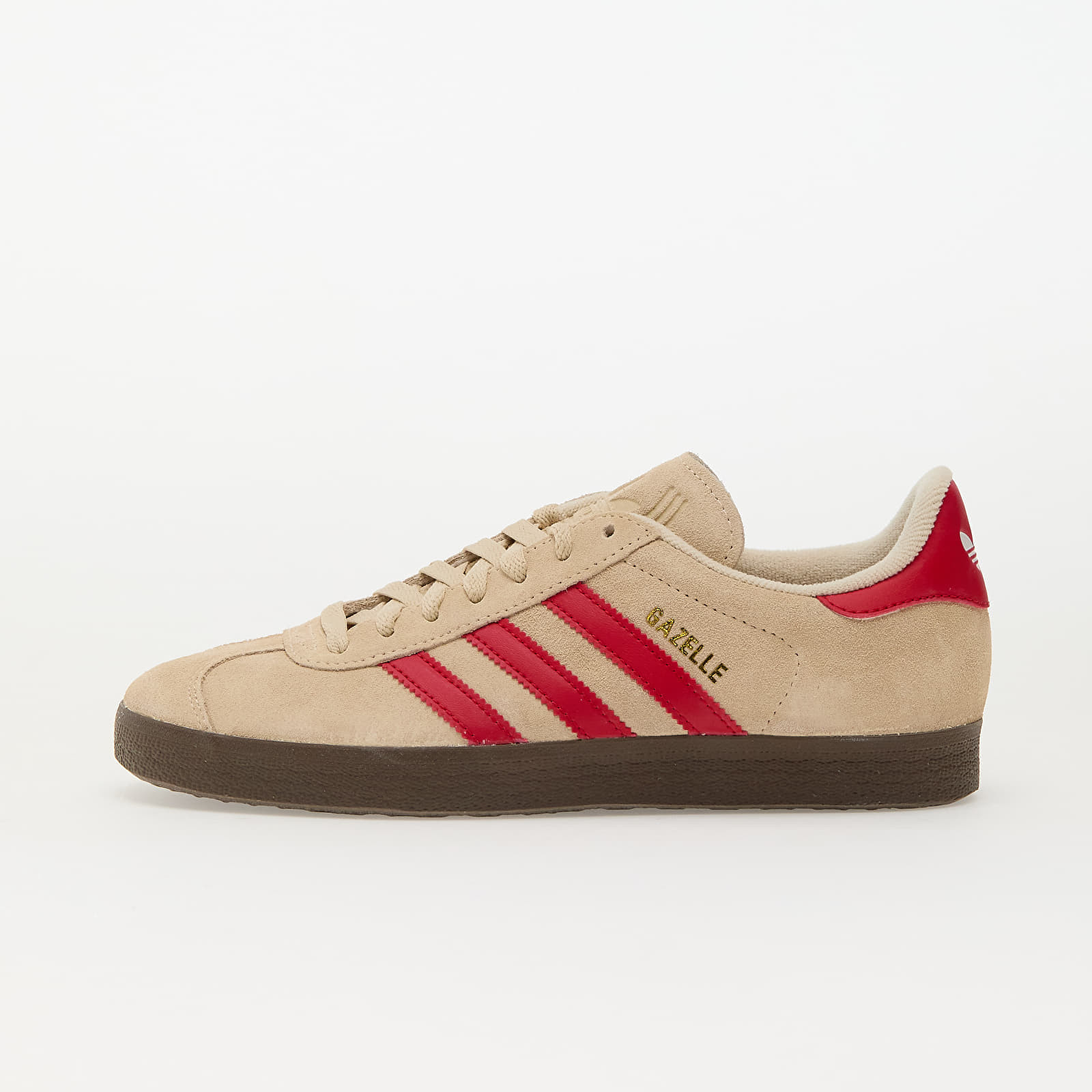 Tenisky adidas Gazelle Sand Strata/ Better Scarlet/ Ftw White EUR 44