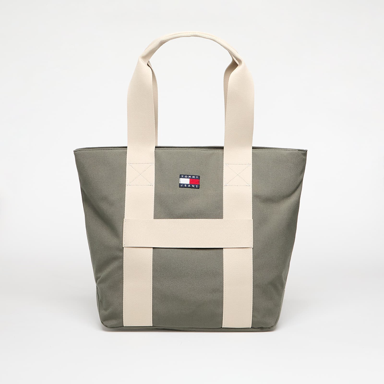 Taška Tommy Jeans Retro Cool Tote Green 29 l