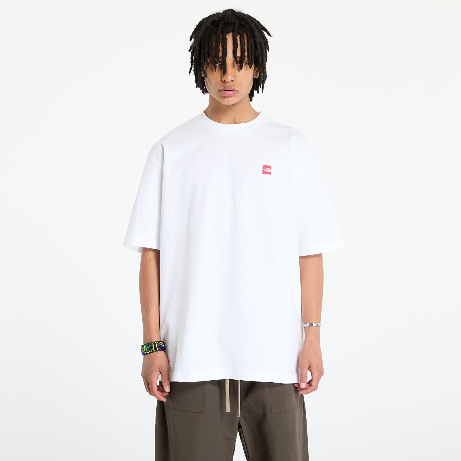 Tričko The North Face Axys Oversized Shortsleeve Tee UNISEX TNF White S