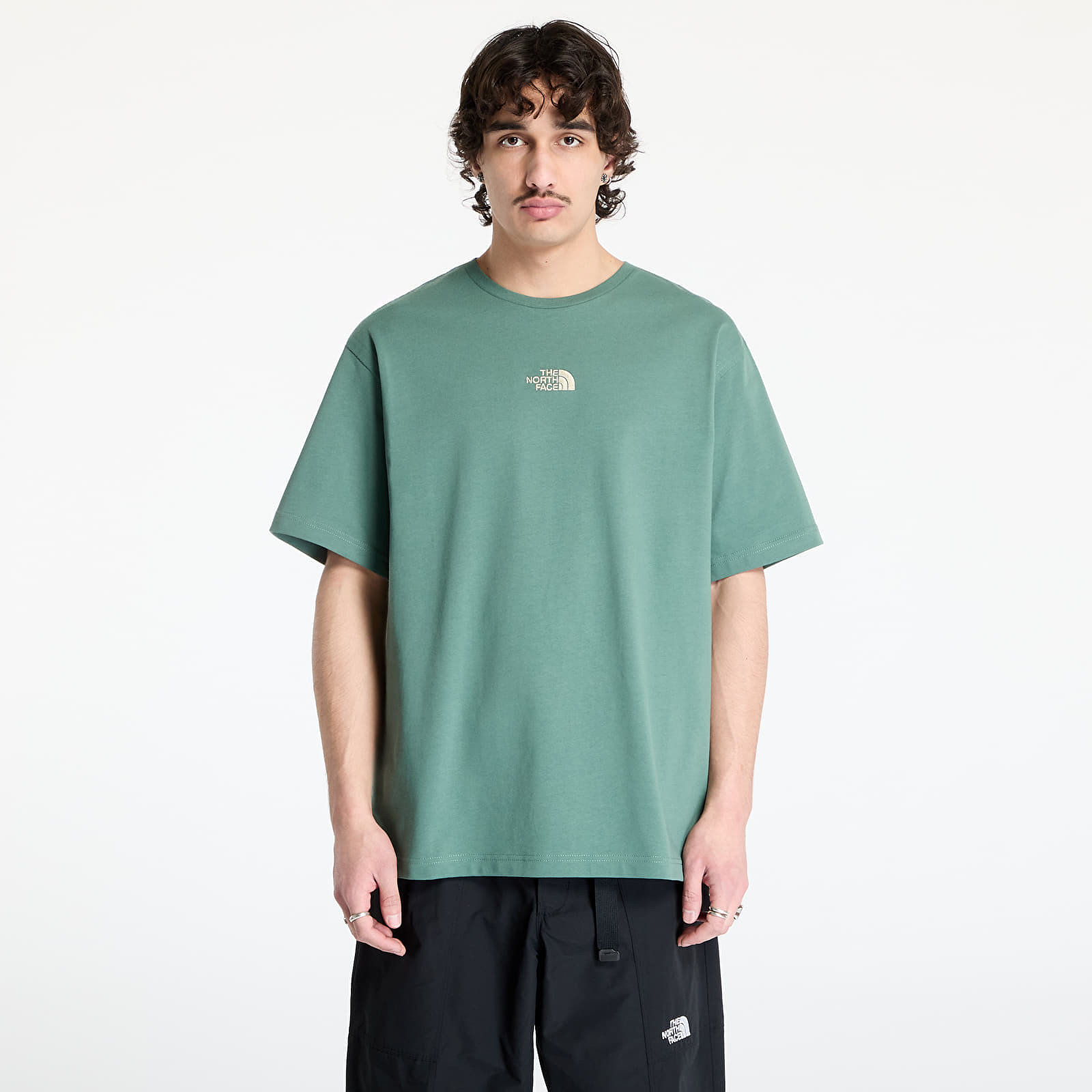 Tričko The North Face Ss Heritage Graphic Relaxed Tee Duck Green XL