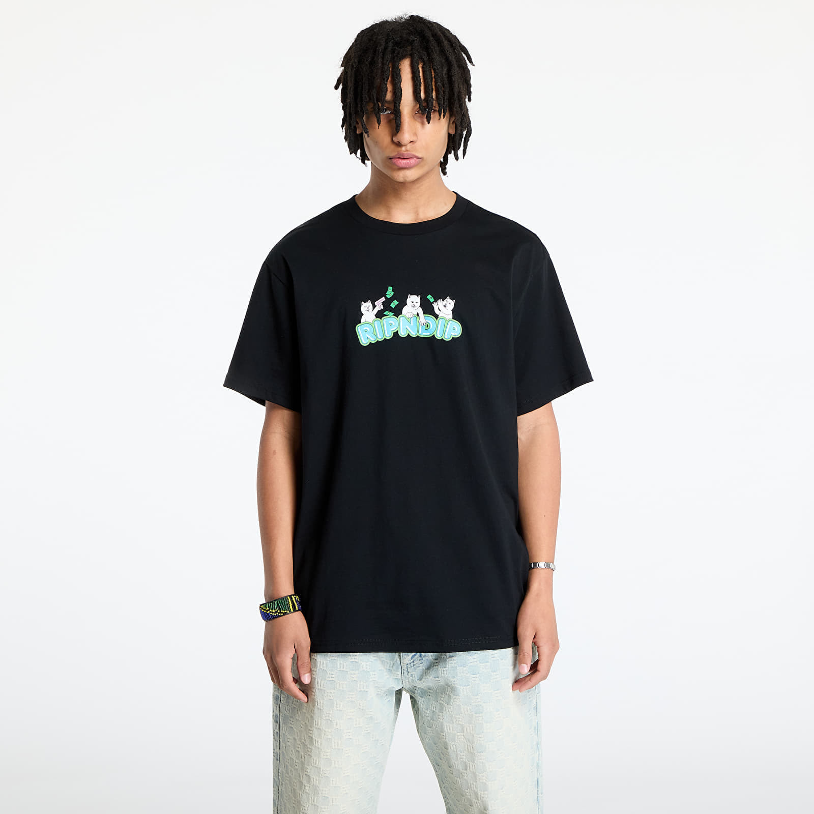 Tričko RIPNDIP Club Cream Tee Black XL