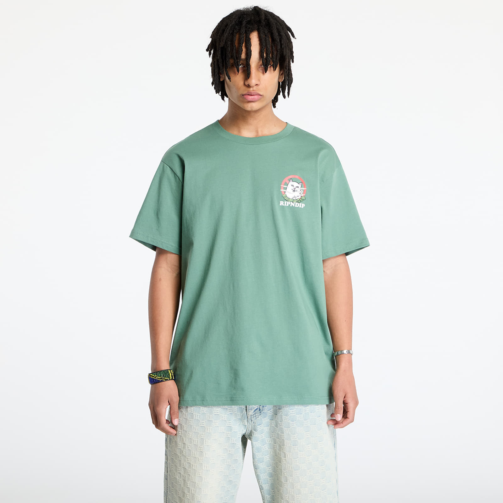 Tričko RIPNDIP No Smoking Tee Light Olive S