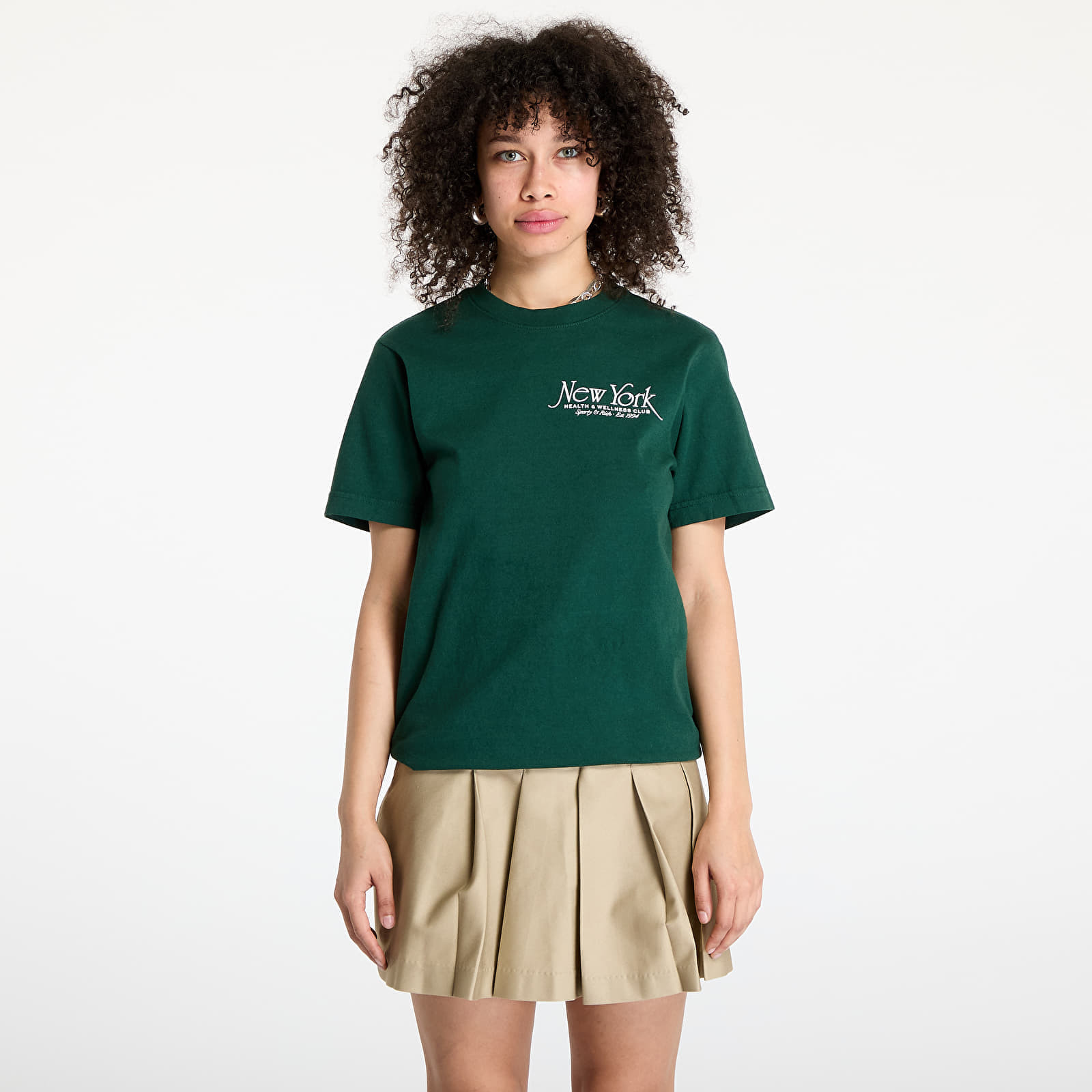 Tričko Sporty & Rich NY 94 T-Shirt Forest L