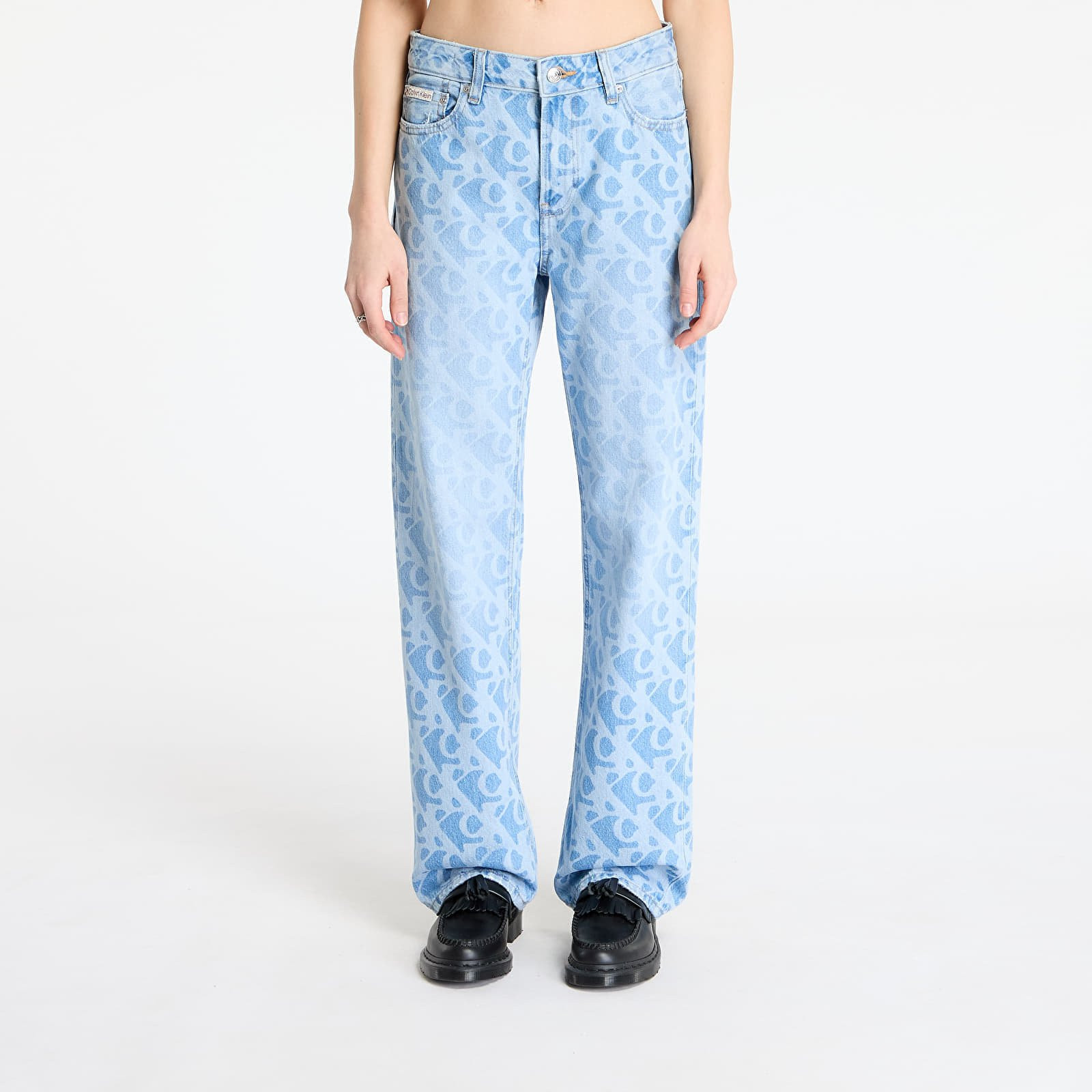 Džínsy Calvin Klein Jeans Signature 90S Straight Jeans Multicolor 25
