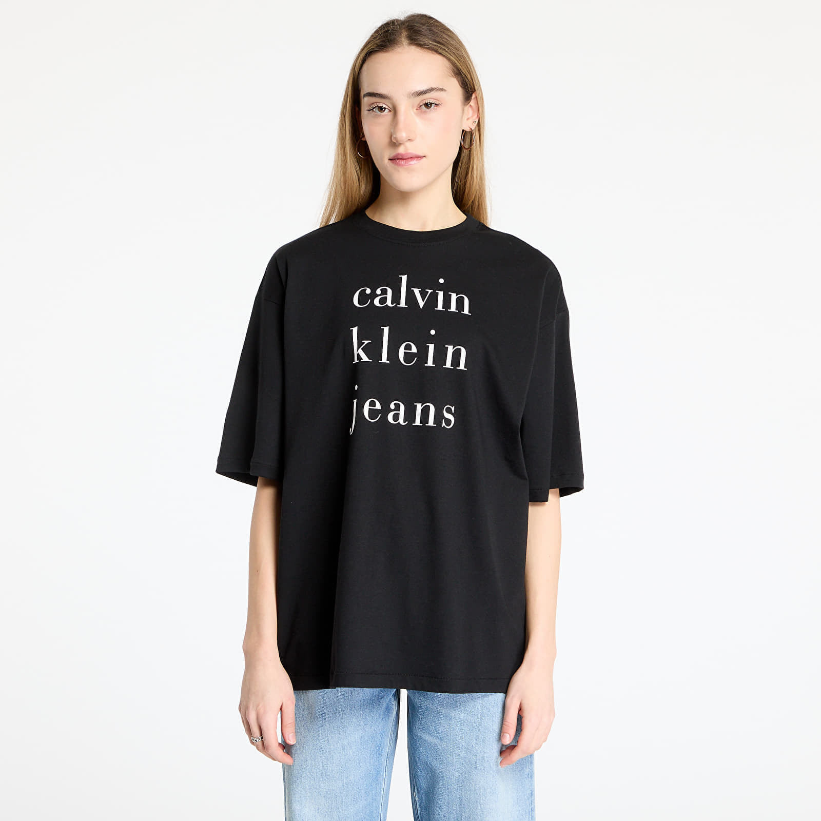 Tričko Calvin Klein Jeans Short Sleeve Logo Tee Black XS