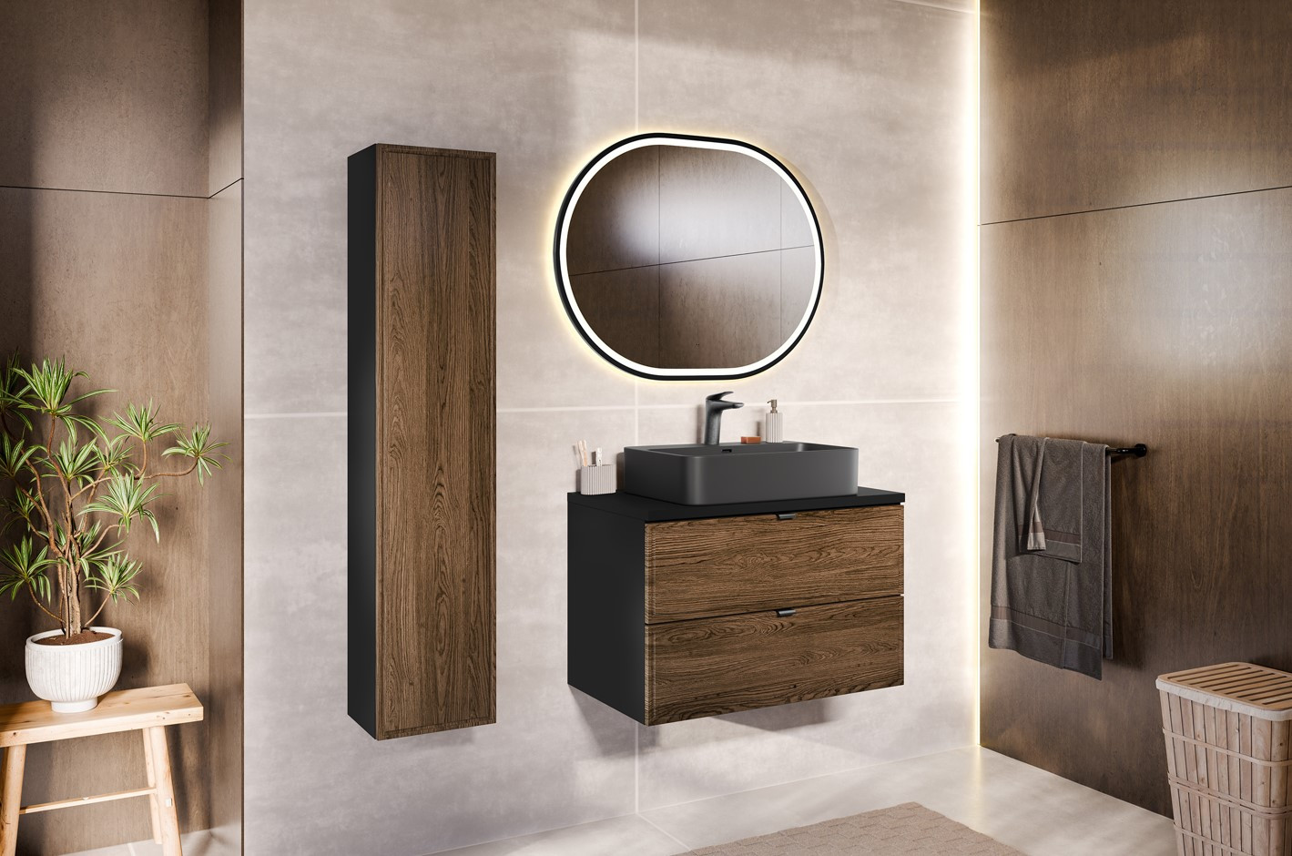 ArtCom Kúpeľňový komplet TALIA Casella 80/1