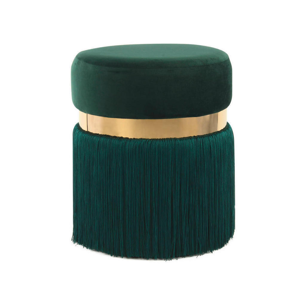 MID.YOU TABURETKA, kov, plast, textil, 38/45/38 cm