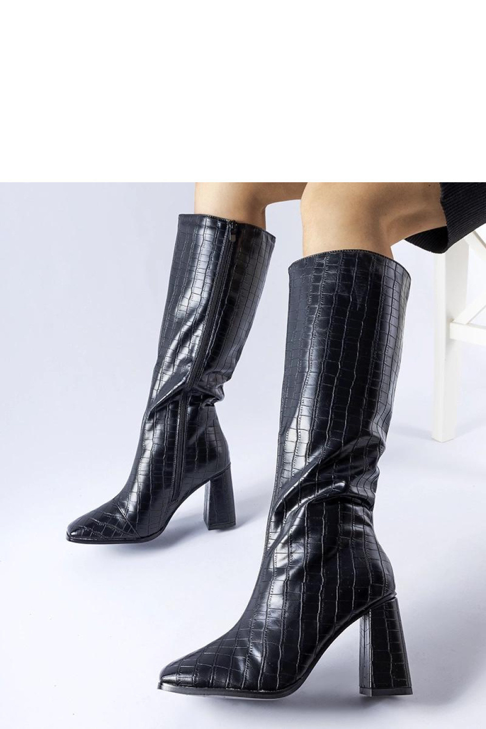 Čižmy na podpätku model 204730 Solea 38