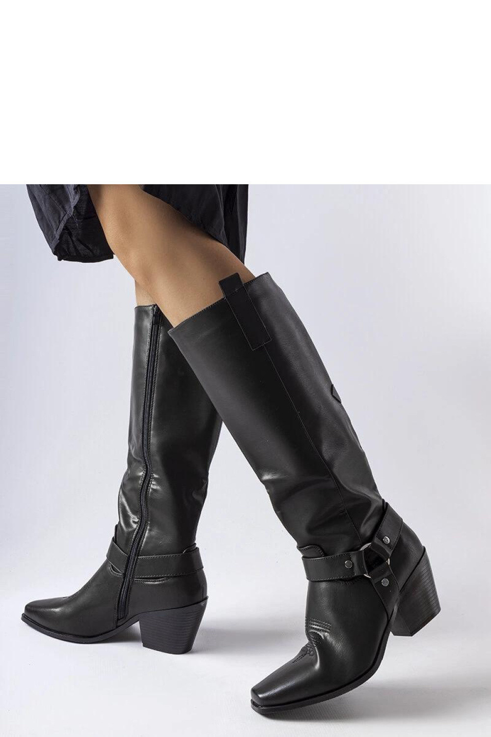 Čižmy na podpätku model 205122 Solea 36