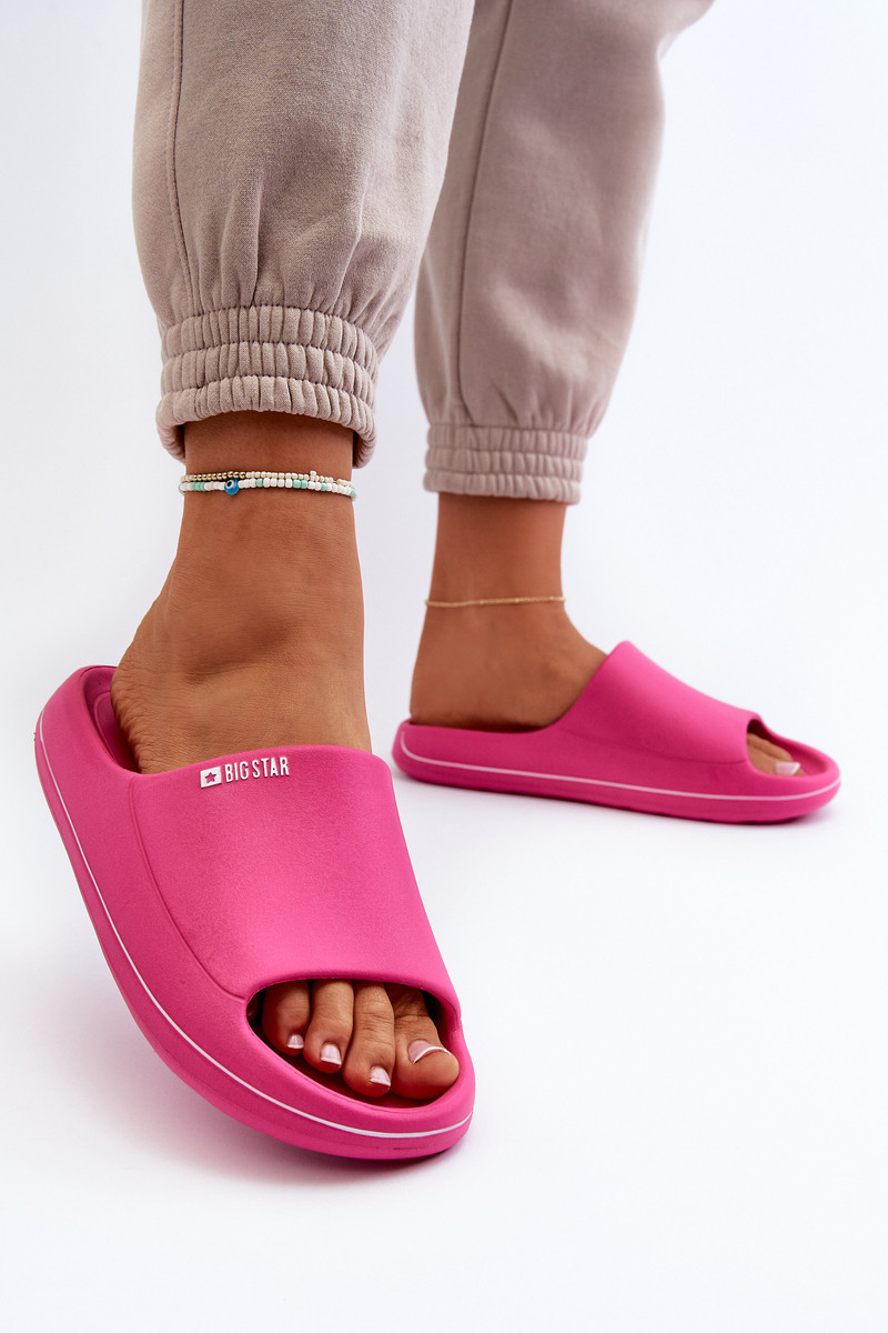 Ľahké dámske papuče Big Star Fuchsia 39