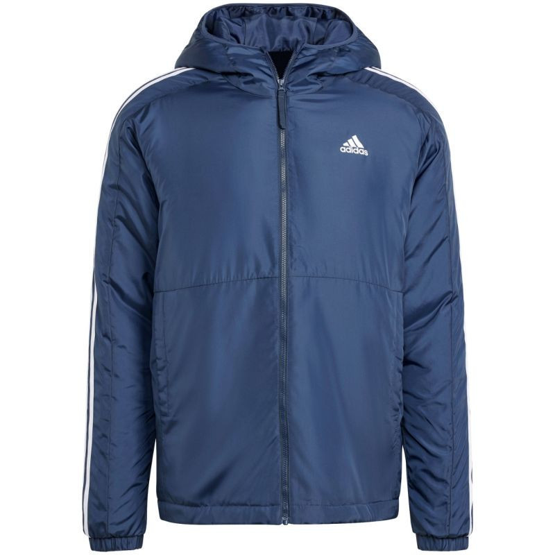 Adidas Essentials 3-Stripes Zateplená bunda s kapucňou M IS1278 muži S