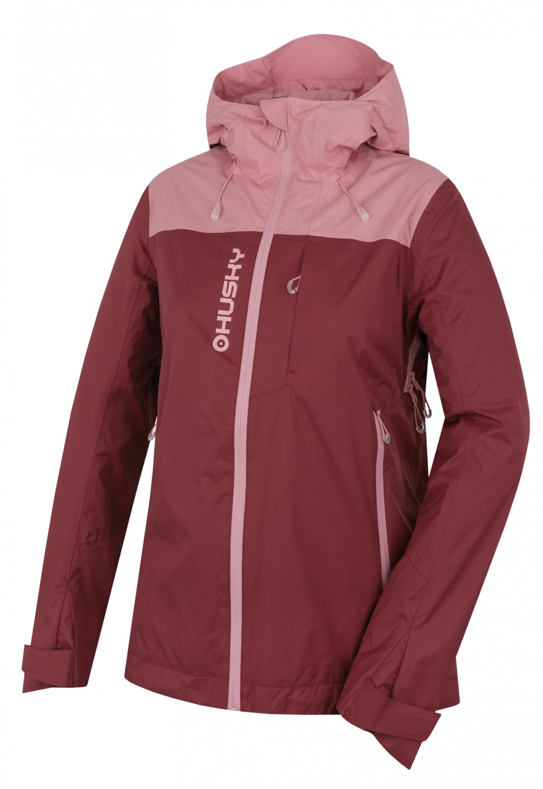 Husky Dámska hardshell bunda Nickin L pink Veľkosť: L