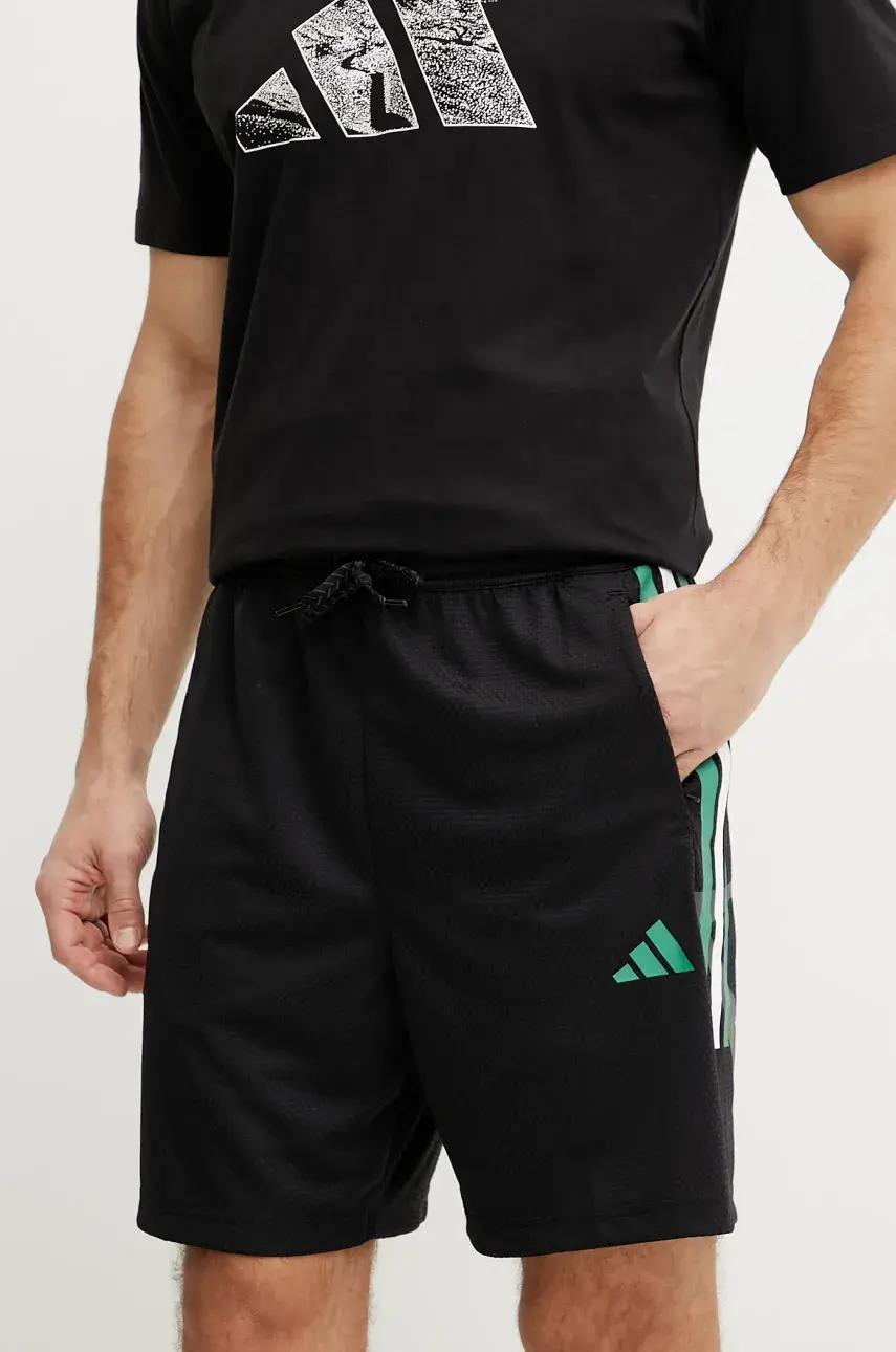 Šortky adidas Tiro pánske, čierna farba, JC8062