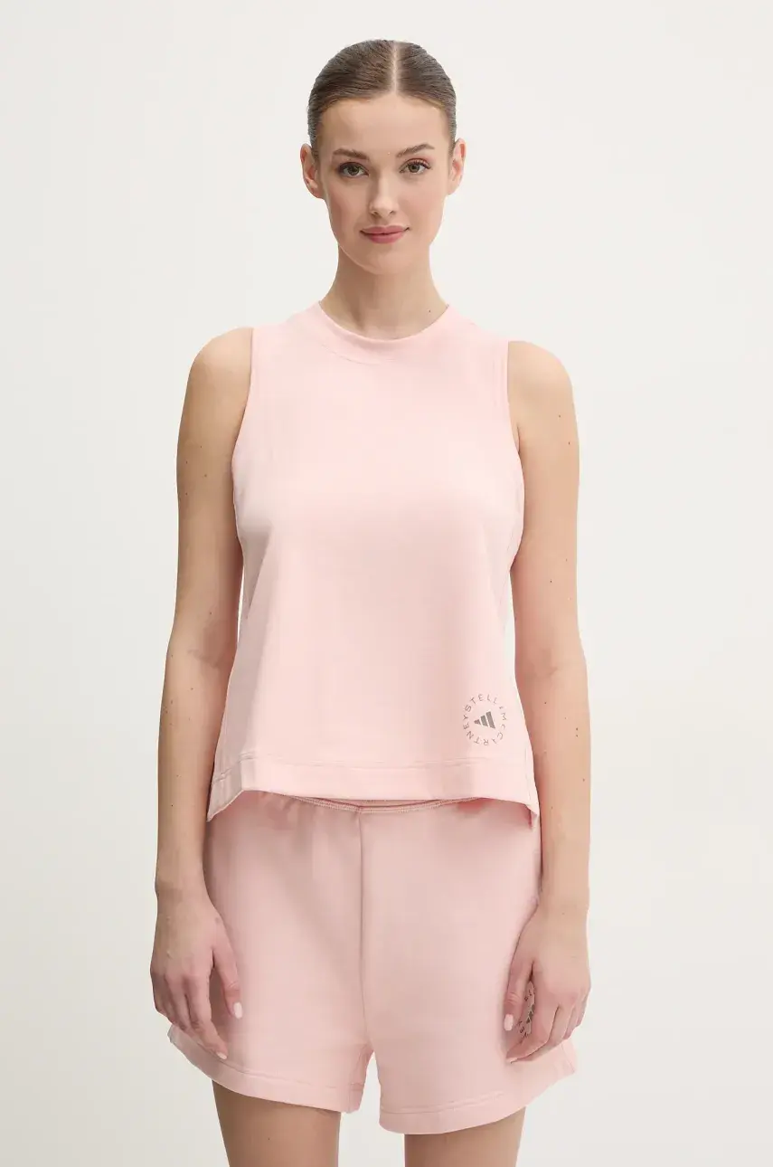 Top adidas by Stella McCartney ružová farba, JI5177