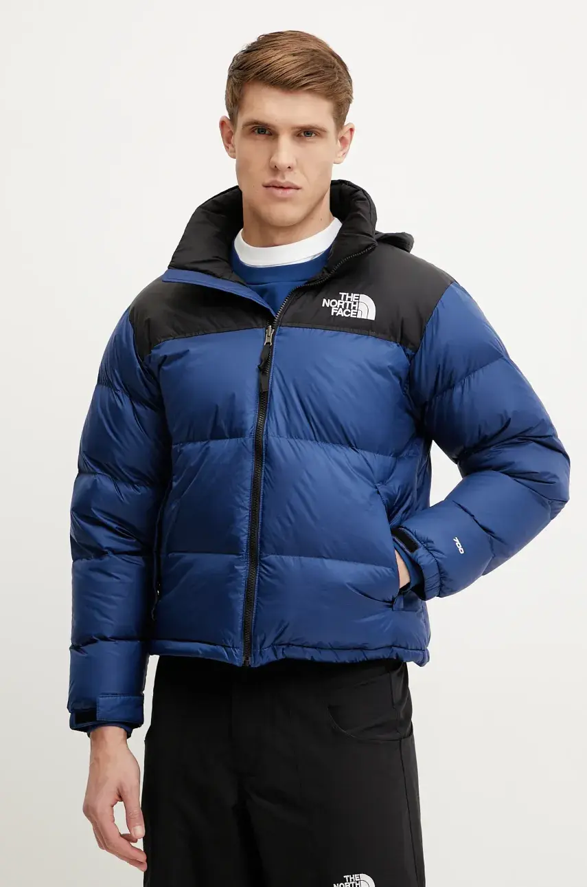Páperová bunda The North Face 1996 Retro Nuptse tmavomodrá farba, zimná, NF0A3C8DF1T1