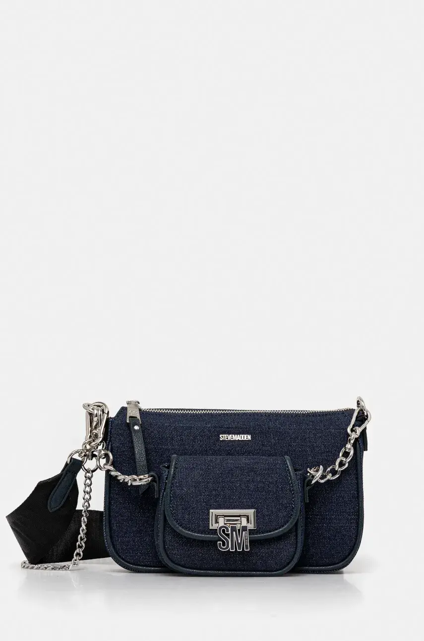 Kabelka Steve Madden Bnaim-D tmavomodrá farba, SM13001659