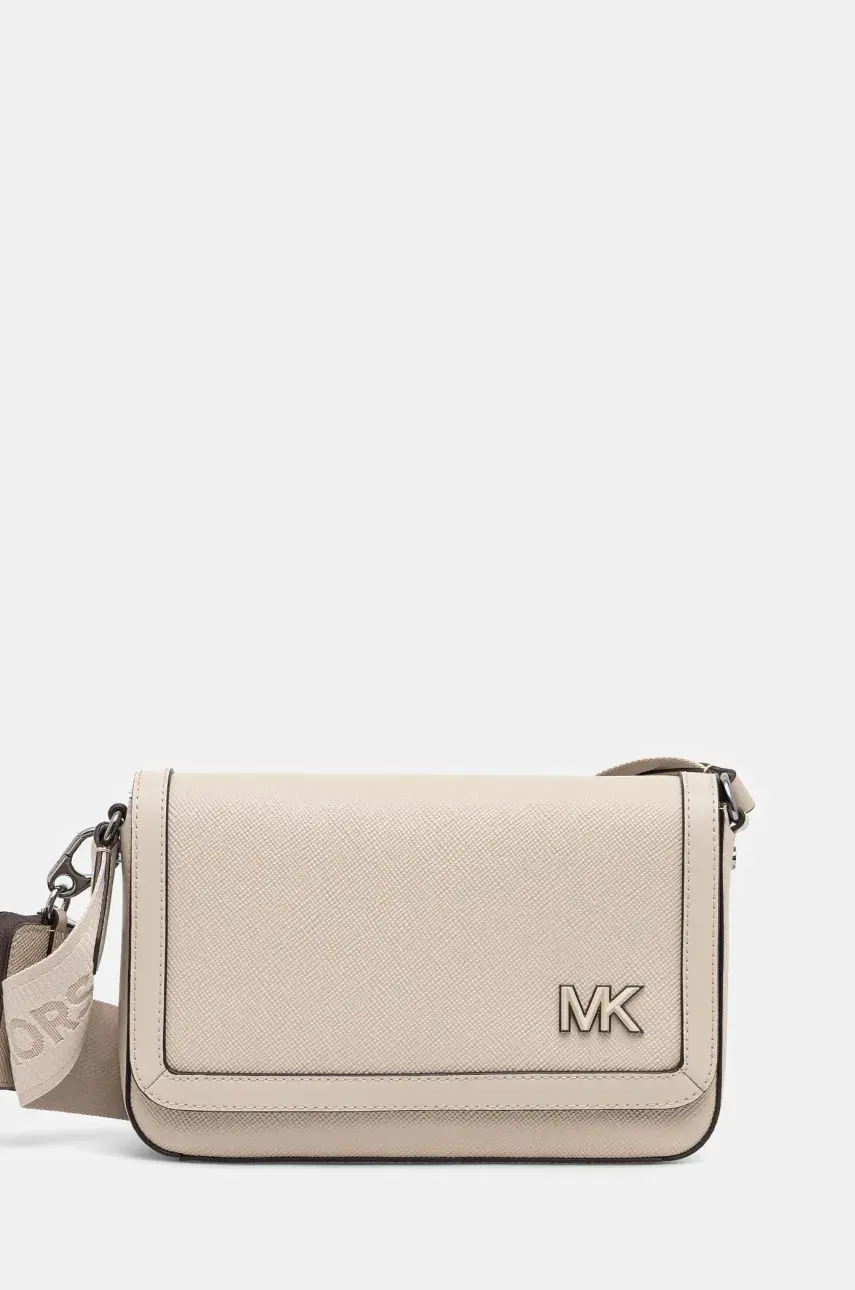 Malá taška Michael Kors pánska, béžová farba, 33S5MEDM6L