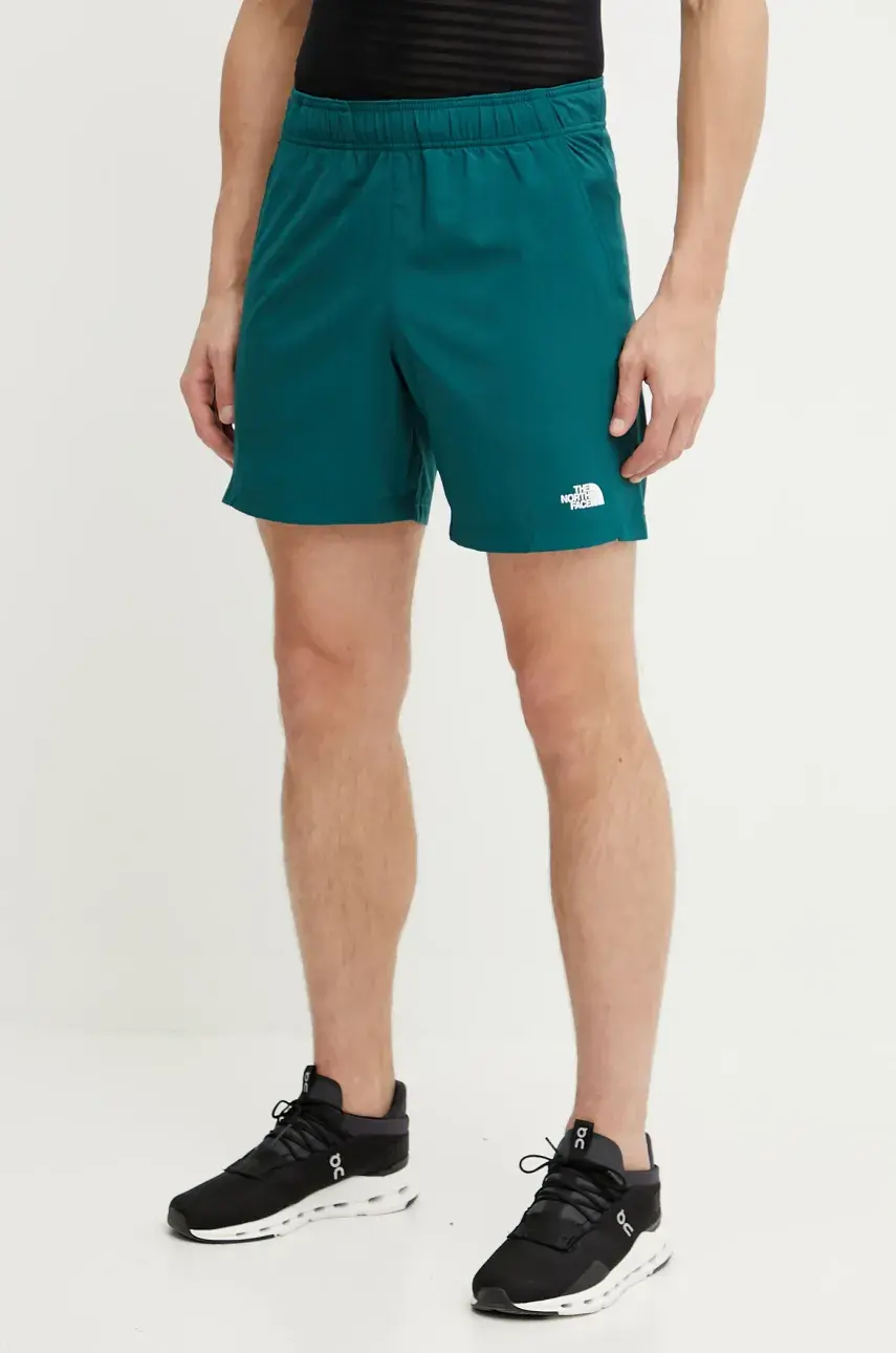 Športové krátke nohavice The North Face 24/7 pánske, zelená farba, NF0A3O1B6GI1