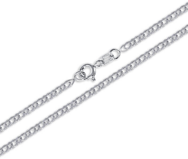 Brilio Dámsky náramok z bieleho zlata 19 cm 261 115 00116 07