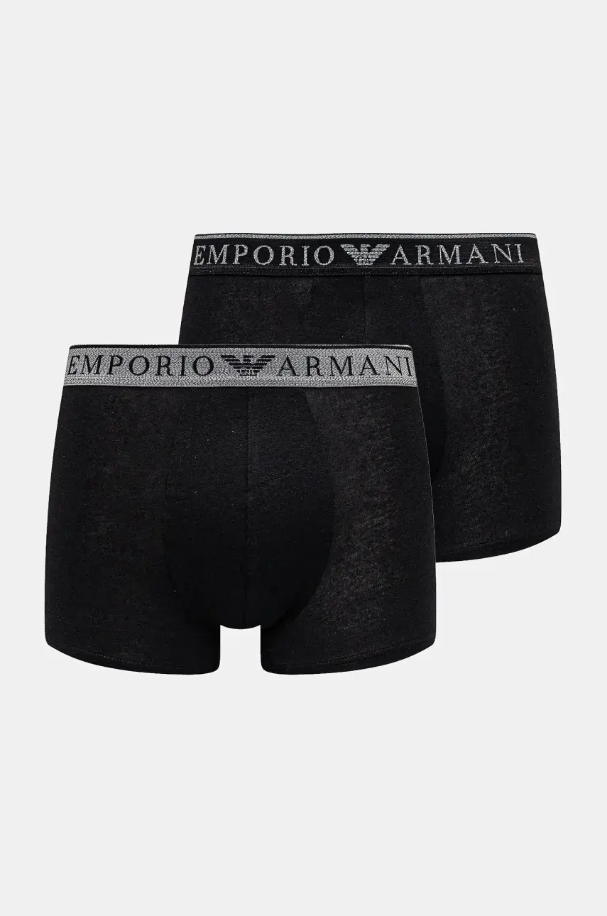 Boxerky Emporio Armani Underwear 2-pak čierna farba, EM000252 AF10776
