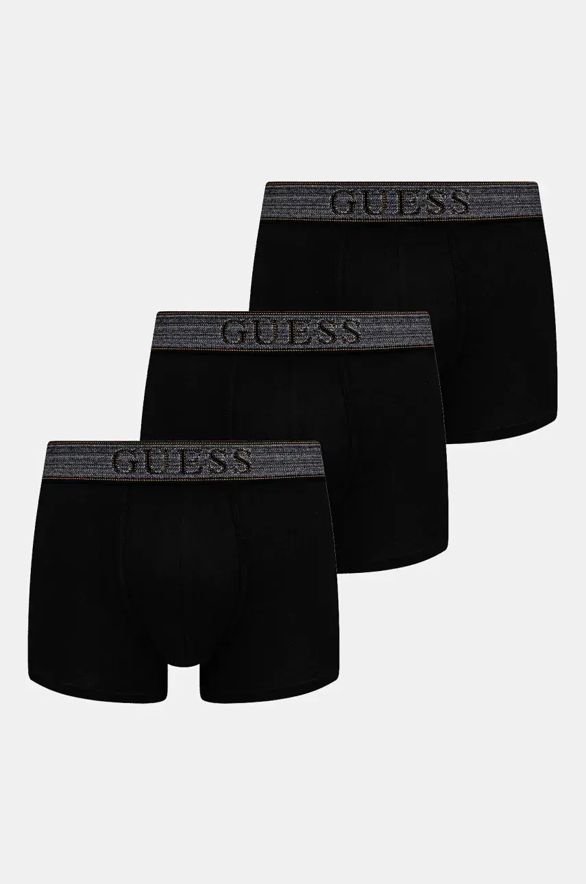 Boxerky Guess JOE 3-pak čierna farba, U4RG33 K6YW0