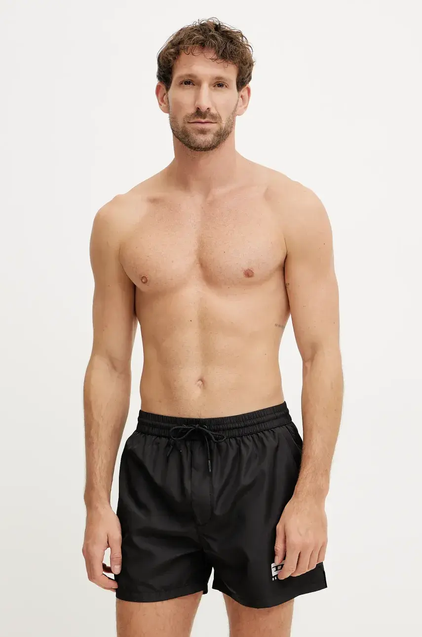 Plavkové šortky Diesel KEN-37-D-BOX BOXER-SHORTS čierna farba, A17583.0AFBA