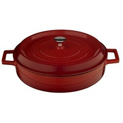 LAVA Metal Liatinový kastról okrúhly, pr. 28 cm, červený