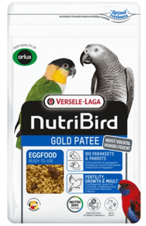 Versele Laga Orlux NutriBird Gold Patee Big Parakeets & Parrots vaječná zmes pre veľké papagáje 1kg
