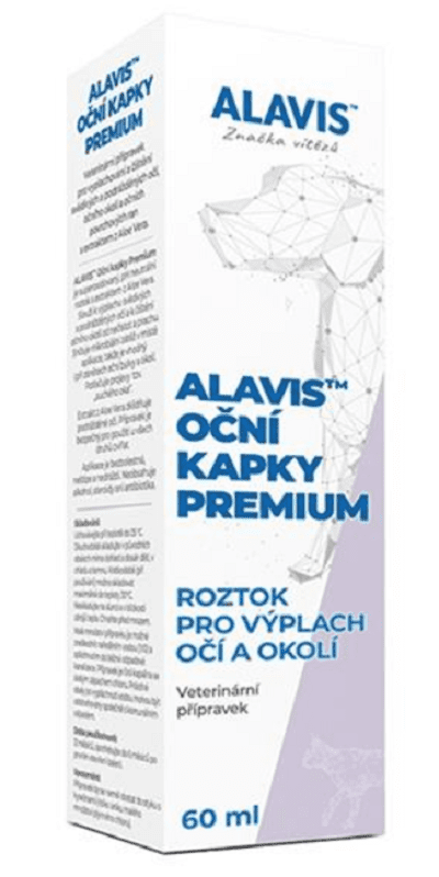 ALAVIS očné kvapky Premium pre psy a mačky 60ml