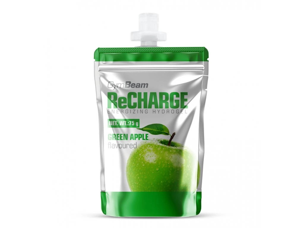 ReCharge Gél - GymBeam, príchuť zelené jablko, 75g