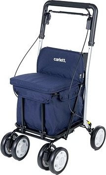 Carlett Senior Move nákupná taška na kolieskach, modrá, 29 l