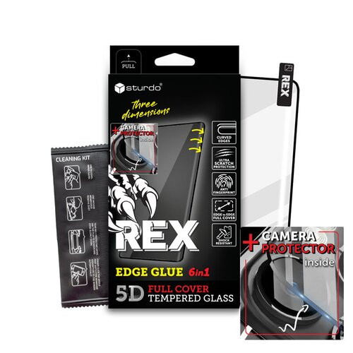 Sturdo REX ochranné sklo + sklo na fotoaparát Honor Magic7 Lite (6in1 EDGE GLUE)