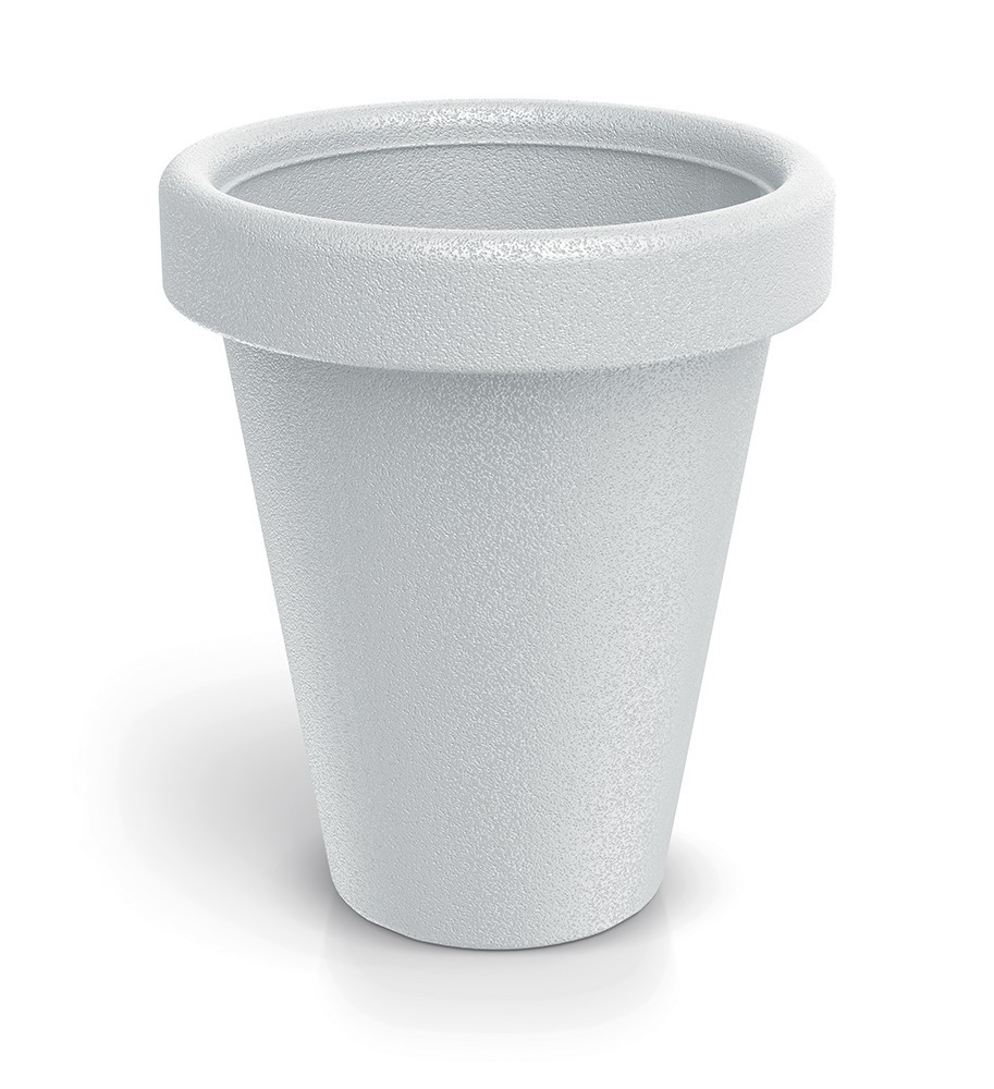 Plastový květináč ORIGINAL 39 cm bílý matný