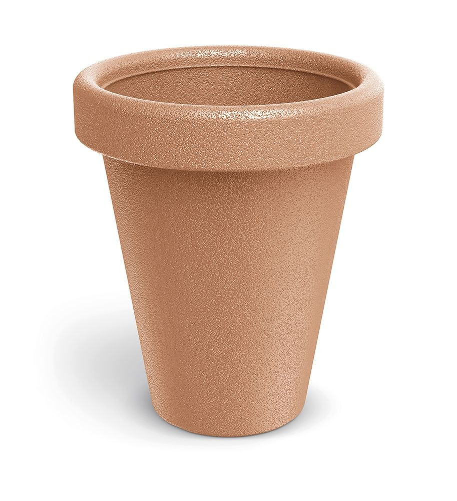Plastový květináč ORIGINAL 39 cm odstín terakota matný