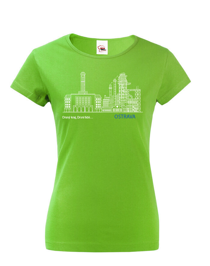 Dámske patriotické tričko Ostrava