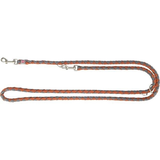 Trixie Vodítko Cavo Predĺžené 1,8cm/2m - Hrdzavá/Grafit